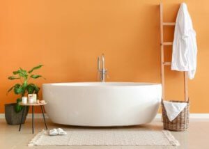 طريقة اختيار حوض الاستحمام بالشكل الصحيح 4 المادة المصنوع منها حوض الاستحمام