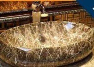 حوض الحمام .. ما هي أنواعه المختلفة؟ 2 حوض محفور في الرخام