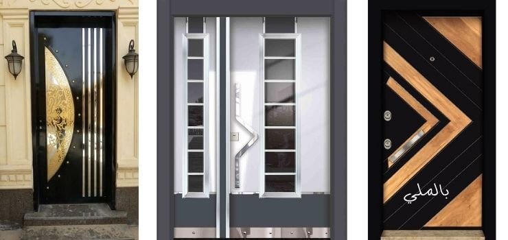 أبواب الحديد تصاميمها وأشكالها وأسعارها المختلفة 3 ألوان الباب الحديد