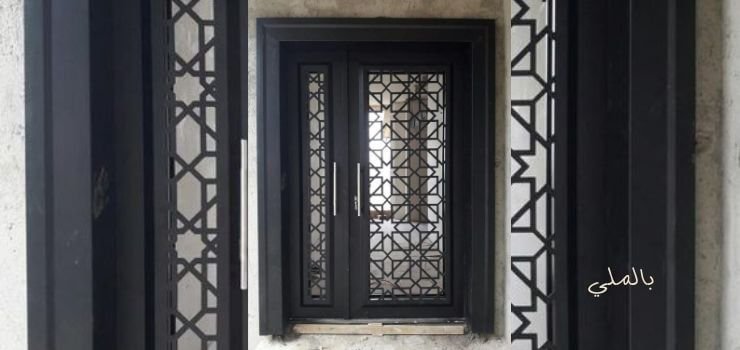 أبواب الحديد تصاميمها وأشكالها وأسعارها المختلفة 7 باب حديد سحاب