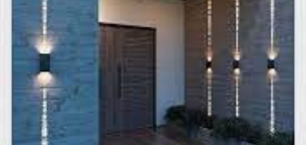 الاضاءة الخارجية للمنازل 2 انواع الاضاءة الخارجية للمنازل