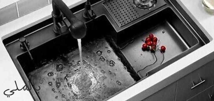 حوض مطبخ سمارت اسود؛ تعرف على مميزات حوض المطبخ سمارت باللون الاسود 5 أسعار حوض مطبخ رخام اسود