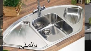 حوض مطبخ؛ تعرف على انواع حوض مطبخ استانلس تركي 18 حوض مطبخ